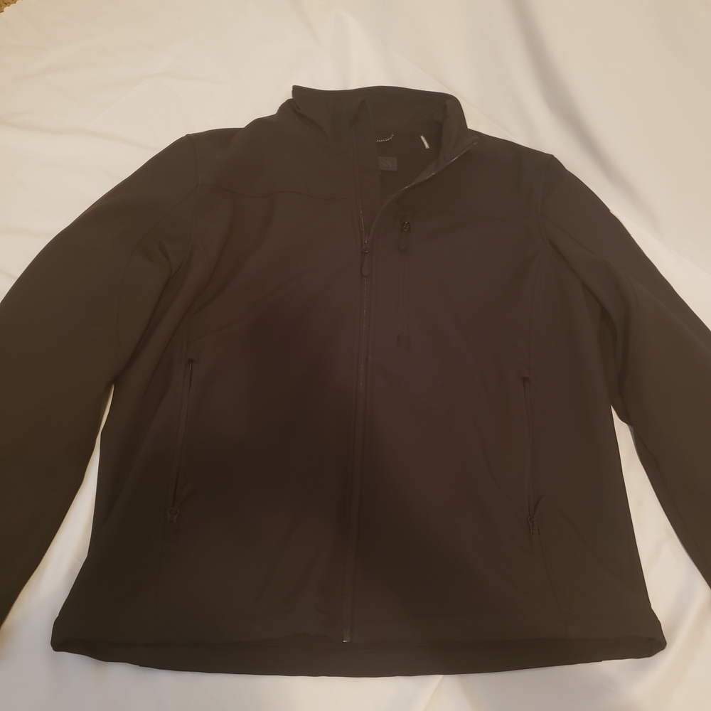 Guess Men's Charcoal Lightweight Rain Jacket
